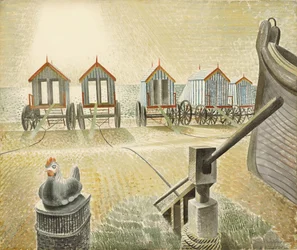 Maszyny kąpielowe Aldeburgh, 1938