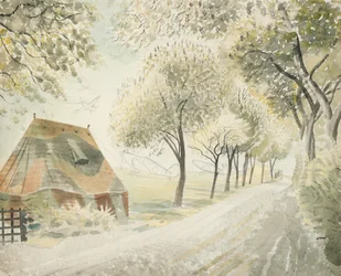 Droga przy lotnisku, ok. 1942 r.