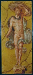 Niosący kwiaty, Pompeje, Włochy (fresk)