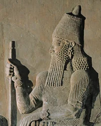 Król Sargon II z Assur ...