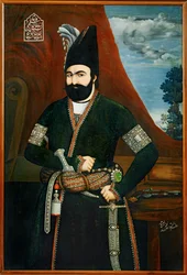 Portret Muhammada Szacha Kadżara, króla Persji ...
