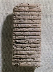 Zakup niewolnika przez Lugal-Ushumgal, księcia Lagash, wasala Naram-Sina ...