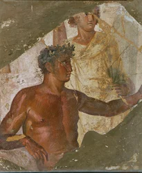 Zwycięski atleta, Pompeje, Włochy (fresk)