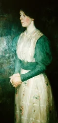 Portret panny Ellen Dick, ok. 1900 (olej na płótnie)