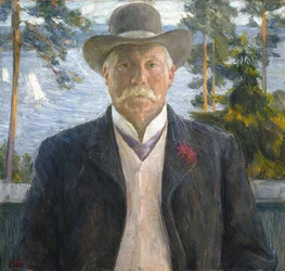Portret kompozytora Thorvalda Lammersa 1841-1922 , 1906.