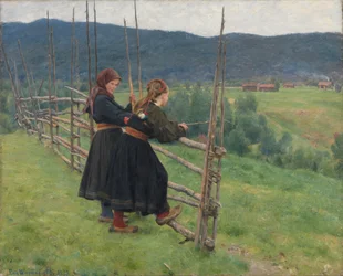 Widok z Gvarv w Telemarku