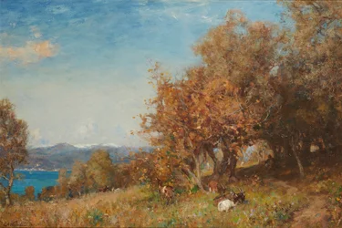 Riwiera Przedwiośnia (olej na płótnie)