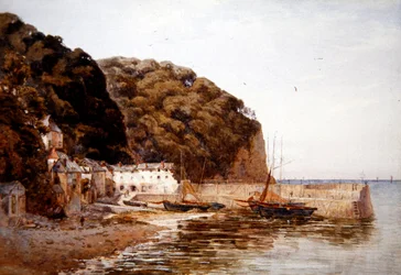 Hotel Red Lion, ok. 1890 (akwarela na papierze)