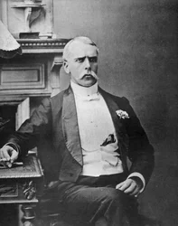 ES Willard, brytyjski aktor, jako Jim the Penman, 1887