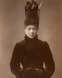 Marie Tempest, brytyjska aktorka i piosenkarka, 1888.