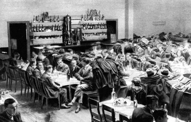 Restauracja dla studentów, Paryż, 1931.