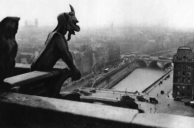 Sekwana widziana z wieży Notre Dame, Paryż, 1931.