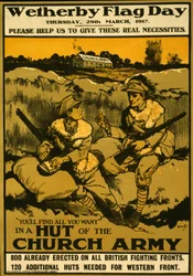 Plakat na Dzień Flagi Wetherby, czwartek 29 marca 1917, wyd. 1917