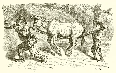 Stary Człowiek, jego Syn i Osioł