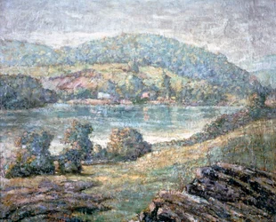 Poranne światło, dolina rzeki, Connecticut, 1919