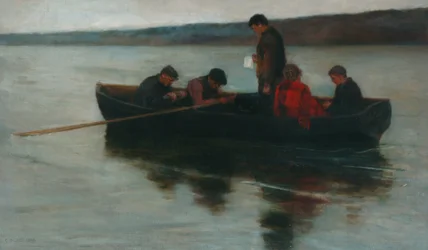 Pogrzeb dziecka w Highlands, 1896 r.