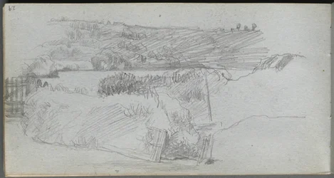 Szkicownik, strona 29: Studium krajobrazu.