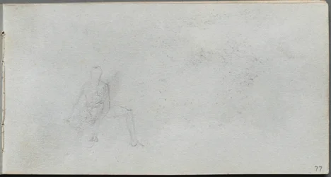 Szkicownik, strona 77: Studium postaci.