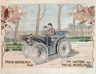 Edouard i Andre Michelin prowadzący L