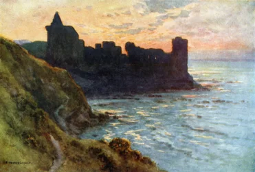 Zamek, St. Andrews (kolor lito)