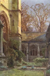 The Cloisters, Winchester College (kolor lito)