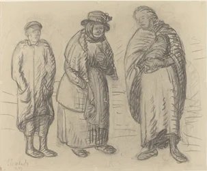 Trzy postacie, 1913.