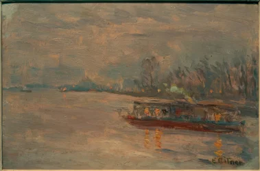 Parowiec na jeziorze Außenalster