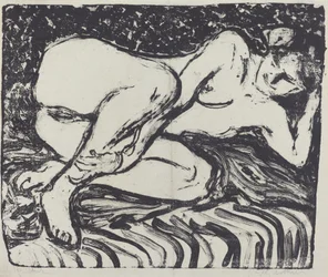 Akt leżący, 1907.