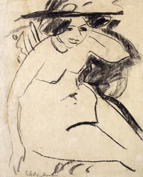 Dido w kapeluszu; Dido mit Hut, ok.1909