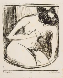 Frau im. 1908