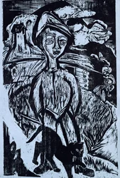 Chłopiec górski w Burzy, 1921