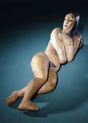Leżąca nago; Leżący, ok. 1911-1912