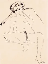 Leżąca nago; Leżąc nago, 1919