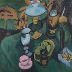 Martwa natura z lampą, 1912.