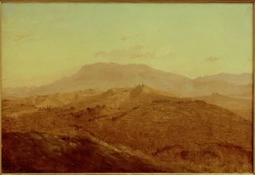 E. meyer, widok z Olevano do Paliano