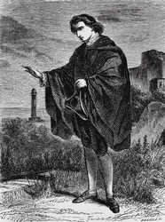 Ilustracja do Entail, noweli Ernsta Theodora Amadeusa Hoffmanna (1776-1822), rycina