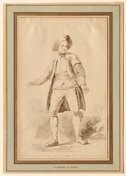 Aktor Clairval, XVIII wiek.