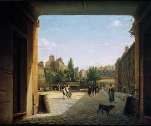 Dziedziniec Institut de France, 1825-62
