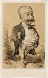 Karykatura mężczyzny