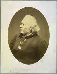 Portret Honore Daumiera (1808-79) 1861 (odbitka albumowa)