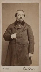 Portret kompozytora Jean-Georgesa Kastnera 1810-1867, 1867.