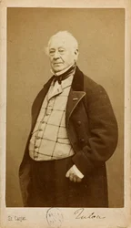 Portret kompozytora i flecisty Jean-Louis Tulou 1786-1865, ok. 1860.