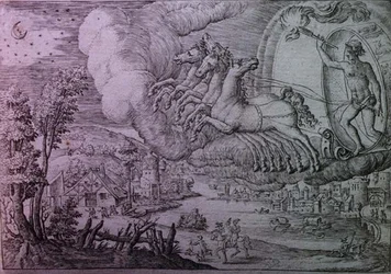 Alegoria Słońca, z „Emblemes Moraux” (rycina)