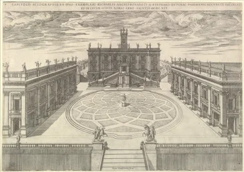 Widok rzymskiego kapitolu, 1569