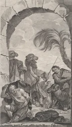Kaplica podrzutków w Paryżu: Suita Trzech Króli: poganiacze i tragarze wielbłądów..., 1756.