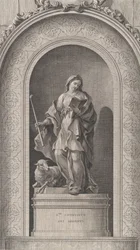 Kaplica podrzutków w Paryżu: Sainte Geneviève des Ardents, 1757., 1757.
