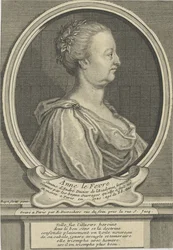 Portret Anne Dacier urodzonej w Le Fèvre 1647-1720, ok. 1720.
