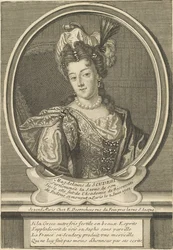 Portret Madeleine de Scudéry 1607-1701, ok. 1607-1701 1710.