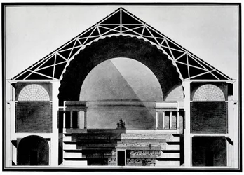 Projekt dla Bibliotheque Royale de France (litho)