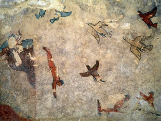 Nurek. (Detal fresku, 520-510 pne)